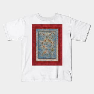 Sparrow's garden (blue version) Kids T-Shirt